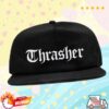 Thrasher Magazine Store Merch Thrash And Burn Trucker Shirt