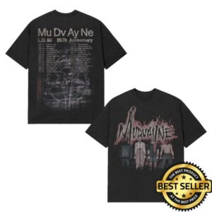 Mudvayne Merch Store 25 Years Tour Tee