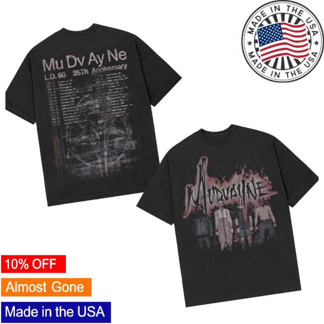 Mudvayne Merch Store 25 Years Tour Tee Mudvayne Merch Store 25 Years Tour Tee