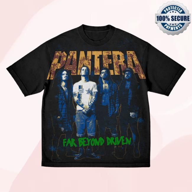 Pantera Merch Store Far Beyond Driven Jumbo Print T-Shirt Pantera Merch Store Far Beyond Driven Jumbo Print T-Shirt