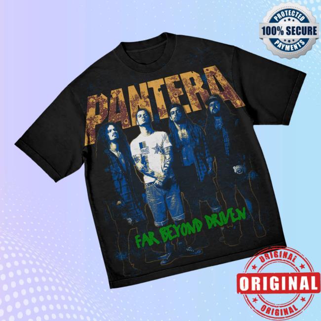 Pantera Merch Store Far Beyond Driven Jumbo Print T-Shirt Pantera Merch Store Far Beyond Driven Jumbo Print T-Shirt