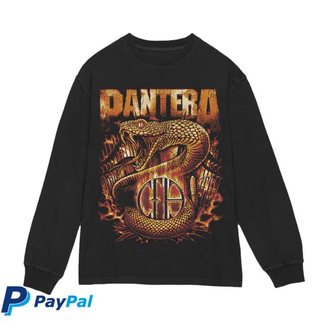 Pantera Merch Store World Domination Tour 1999 Long Sleeve Pantera Merch Store World Domination Tour 1999 Long Sleeve