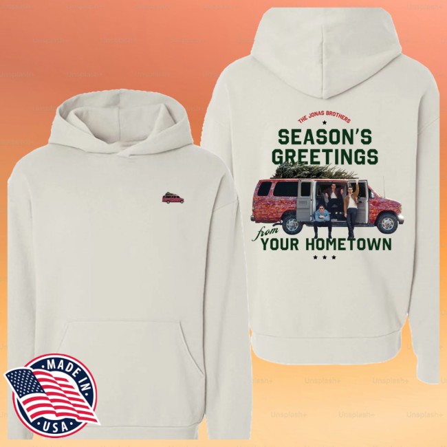 Jonas Brothers Store Merch Season’s Greetings Jonas Hoodie Jonas Brothers Store Merch Season’s Greetings Jonas Hoodie