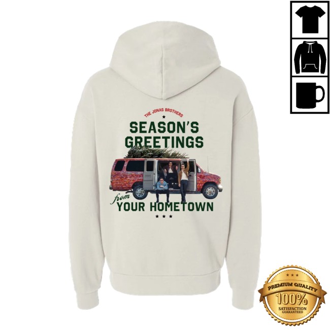 Jonas Brothers Store Merch Season’s Greetings Jonas Hoodie Jonas Brothers Store Merch Season’s Greetings Jonas Hoodie