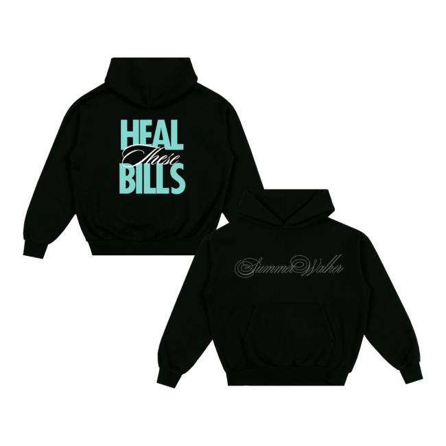 Summer Walker Merch Store Heal These Bills Pullover Black Summer Walker Merch Store Heal These Bills Pullover Black