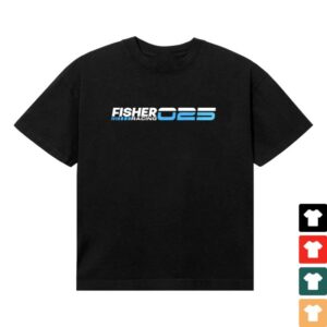 Followthefishtv Store Merch Racer Logo Black Tee