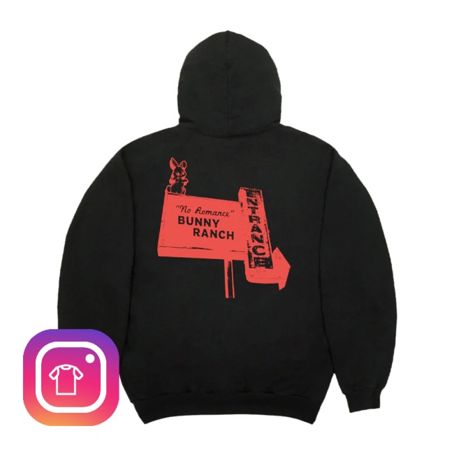 Hello Merch Store Youth Lagoon Bunny Ranch Zip-Up Hoodie Hello Merch Store Youth Lagoon Bunny Ranch Zip-Up Hoodie