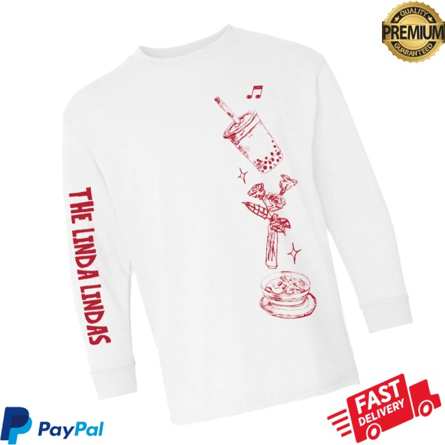 The Linda Lindas Store Merch Boba Youth White Long Sleeve The Linda Lindas Store Merch Boba Youth White Long Sleeve