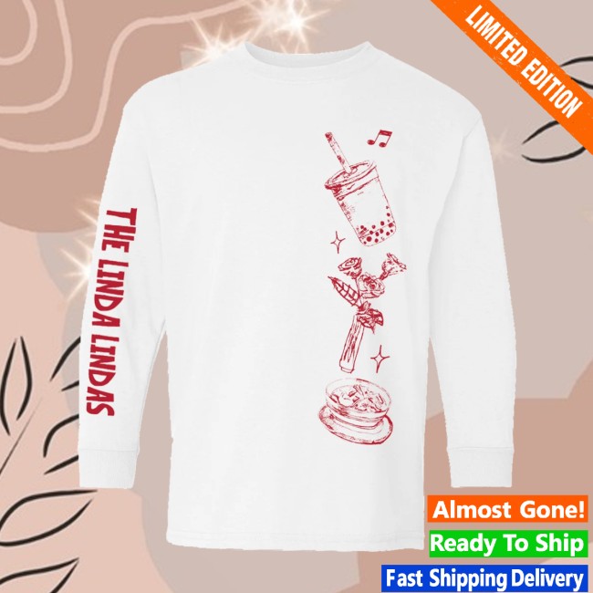 The Linda Lindas Store Merch Boba Youth White Long Sleeve The Linda Lindas Store Merch Boba Youth White Long Sleeve