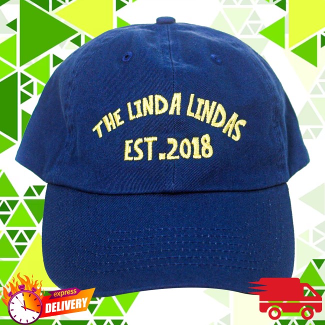 The Linda Lindas Store Merch Est. 2018 Blue Dad Hat The Linda Lindas Store Merch Est. 2018 Blue Dad Hat
