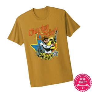 Charley Crockett Store Merch Gold Bluebonnet Tee