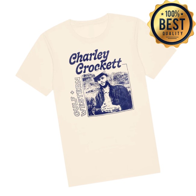 Charley Crockett Store Merch Gulf & Western Natural Tee Charley Crockett Store Merch Gulf & Western Natural Tee