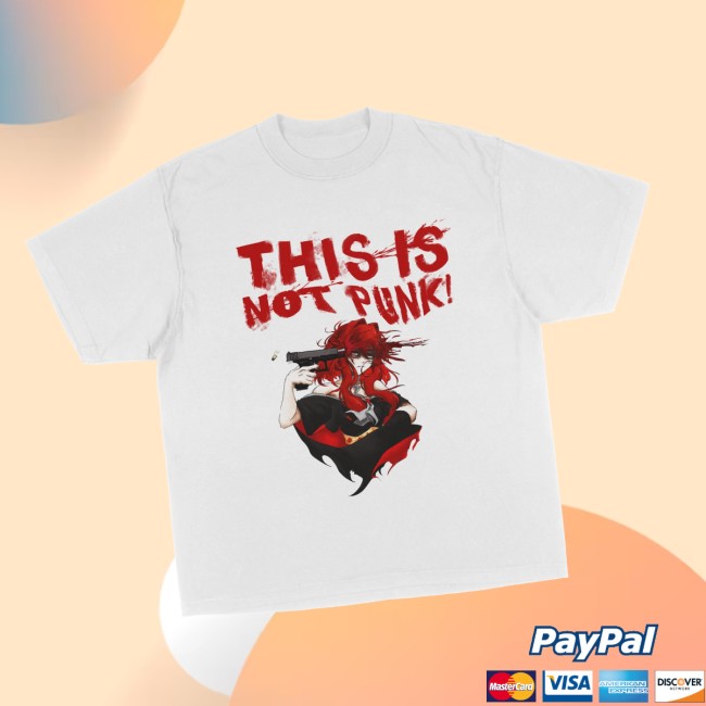 Anarchist Sanctuary Store Merch This Is Not Punk Tee Anarchist Sanctuary Store Merch This Is Not Punk Tee