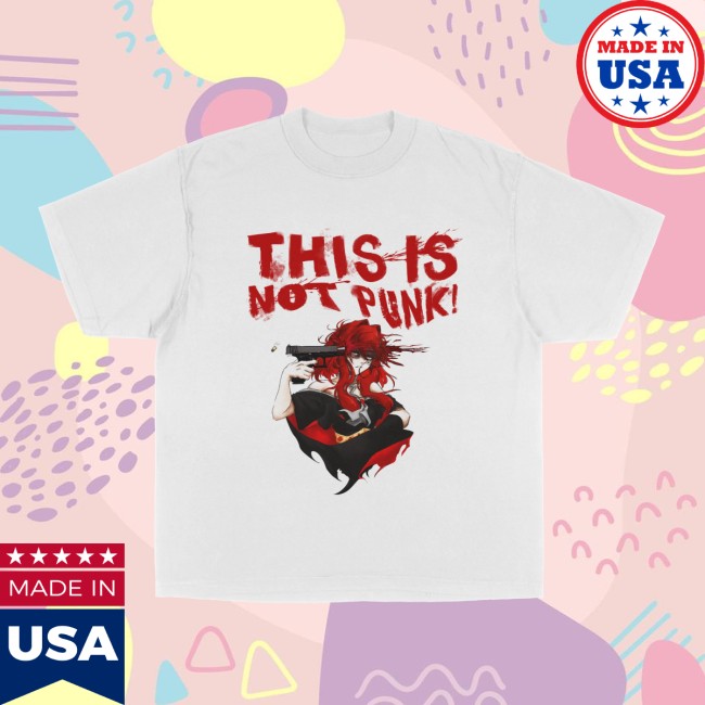 Anarchist Sanctuary Store Merch This Is Not Punk Tee Anarchist Sanctuary Store Merch This Is Not Punk Tee