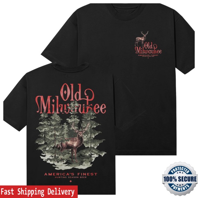 Old Milwaukee Store Merch Hunting Season Black Tee Old Milwaukee Store Merch Hunting Season Black Tee