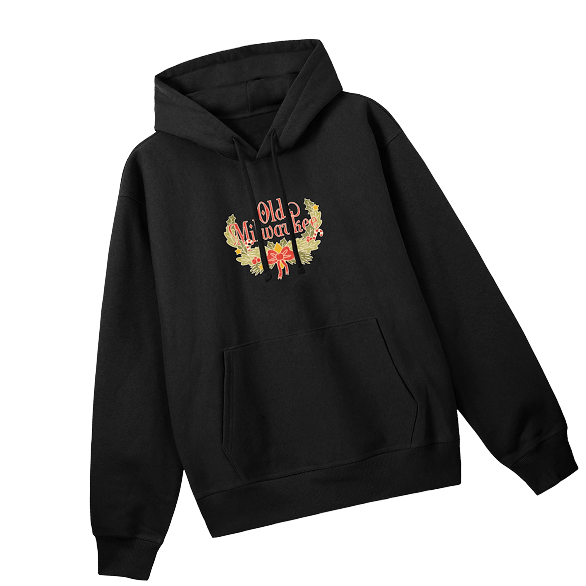 Old Milwaukee Store Merch Holiday Reserve Black Hoodie Old Milwaukee Store Merch Holiday Reserve Black Hoodie