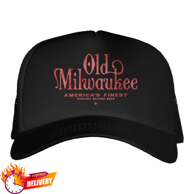 Old Milwaukee Store Merch America’s Finest Black Trucker Hat Old Milwaukee Store Merch America’s Finest Black Trucker Hat