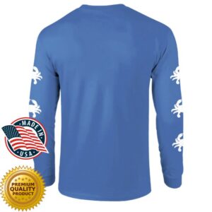 Routeone Apparel Store Merch Crab Club Flo Blue Long Sleeve Shirt