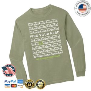 Elephants Store Merch Find Your Herd Long Sleeved T-Shirt