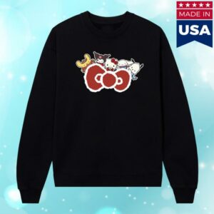 Antisocialsocialclub Merch Store Anti Social Social Club X Hello Kitty And Friends Big Bow Crewneck