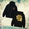 kenny Sanrio Merch Store Anti Social Social Club X Hello Kitty Zip Hoodiev
