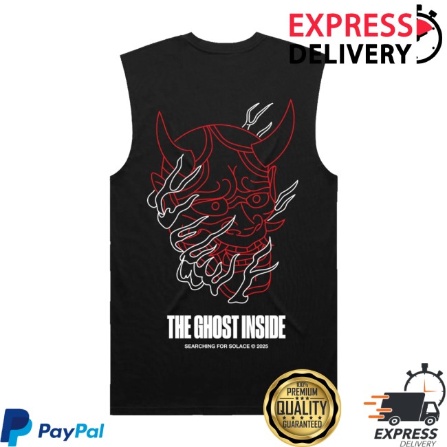 The Ghost Inside Store Merch Mask Sleeveless Tee The Ghost Inside Store Merch Mask Sleeveless Tee