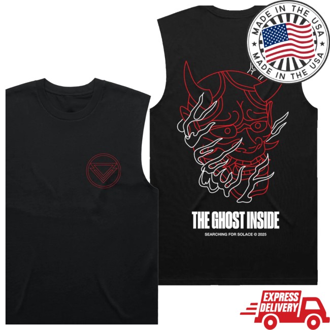 The Ghost Inside Store Merch Mask Sleeveless Tee The Ghost Inside Store Merch Mask Sleeveless Tee