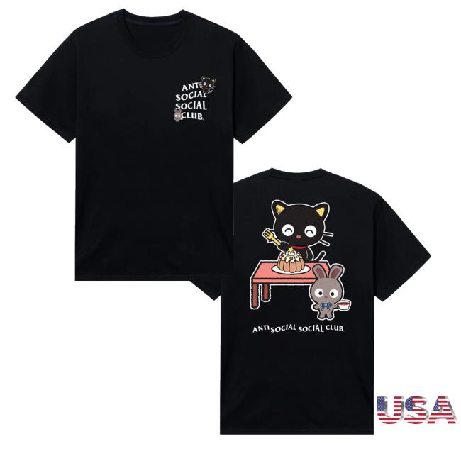 Sanrio Merch Store Anti Social Social Club X Chococat Tee Sanrio Merch Store Anti Social Social Club X Chococat Tee