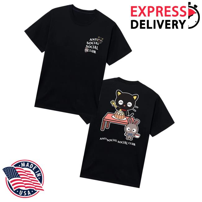 Sanrio Merch Store Anti Social Social Club X Chococat Tee Sanrio Merch Store Anti Social Social Club X Chococat Tee