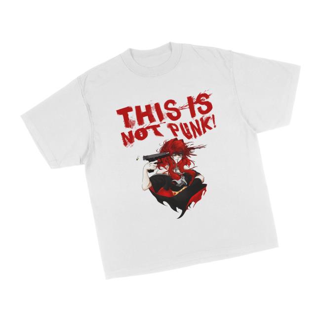 Anarchist Sanctuary Merch Store This Is Not Punk Tee Anarchist Sanctuary Merch Store This Is Not Punk Tee
