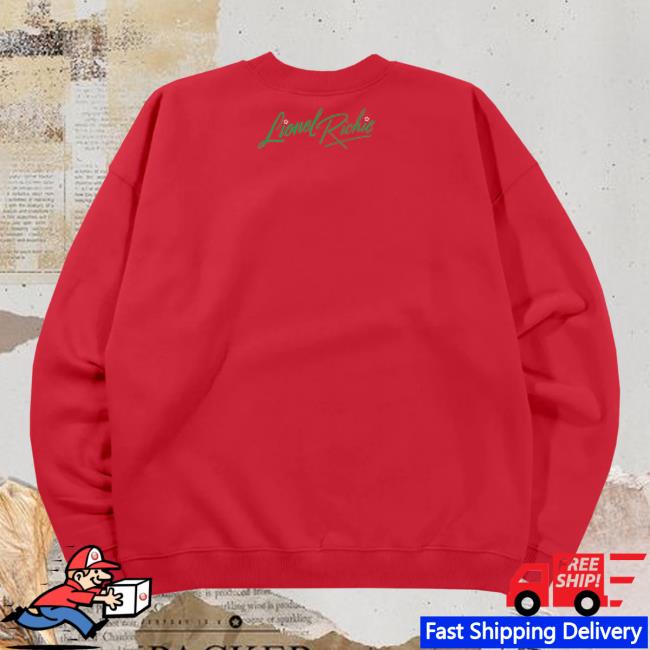 Lionel Richie Merch Store Lionel Richie Sleigh You Sleigh Me Crewneck Red Lionel Richie Merch Store Lionel Richie Sleigh You Sleigh Me Crewneck Red