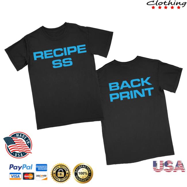 Beyond Human Merch Store Recipe Tee Beyond Human Merch Store Recipe Tee