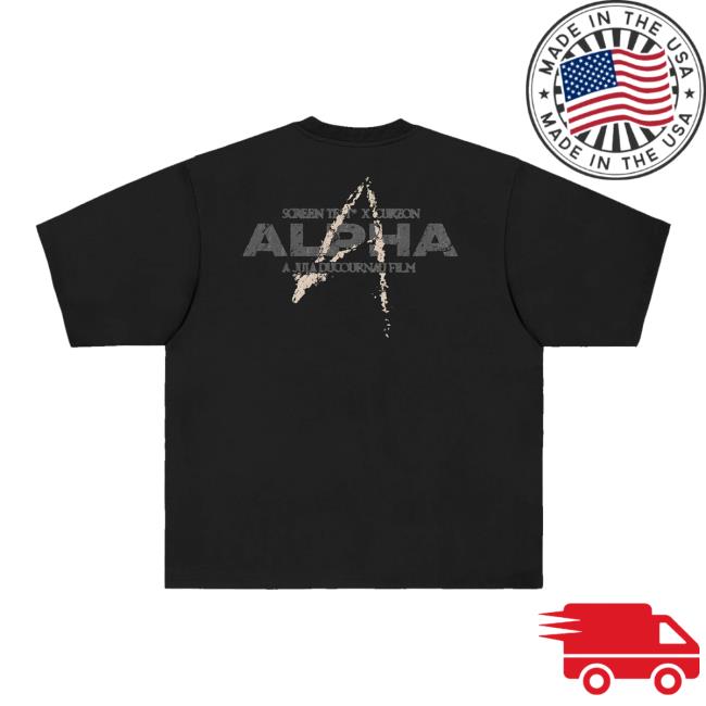 Scrt Merch Store Alpha T-Shirt Black Scrt Merch Store Alpha T-Shirt Black