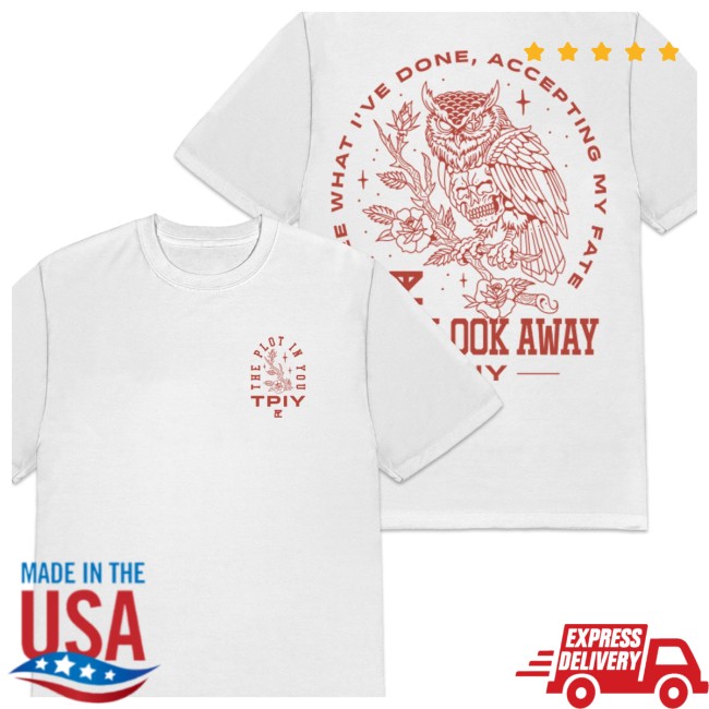 The Plot In You Store Merch White Owl Tee The Plot In You Store Merch White Owl Tee