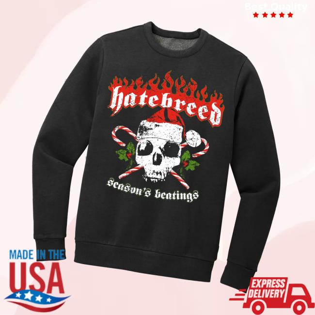 Martyr Store Merch Hatebreed Seasons Beatings Crewneck Sweatshirt Martyr Store Merch Hatebreed Seasons Beatings Crewneck Sweatshirt
