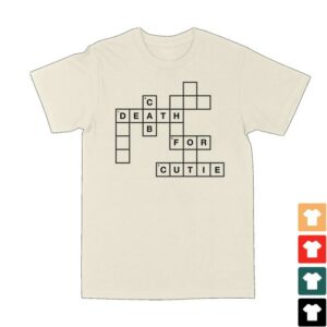 Death Cab For Cutie Merch Dcfc Crossword Tee
