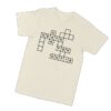 Death Cab For Cutie Merch Dcfc Crossword Tee 1 kenny Death Cab For Cutie Merch Dcfc Crossword Teev