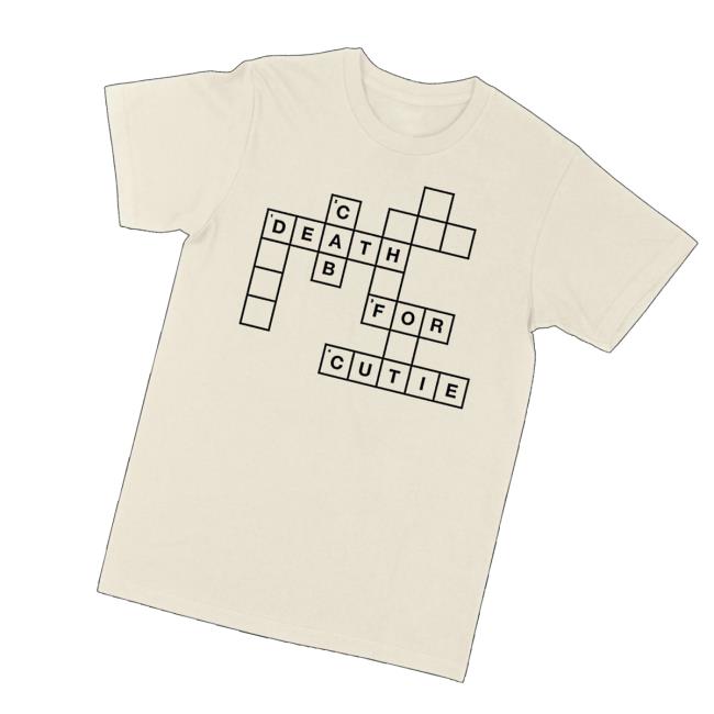 Death Cab For Cutie Merch Dcfc Crossword Tee Death Cab For Cutie Merch Dcfc Crossword Tee