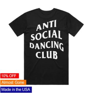 Merch Warfare Store Merch Anti Social Black Tee