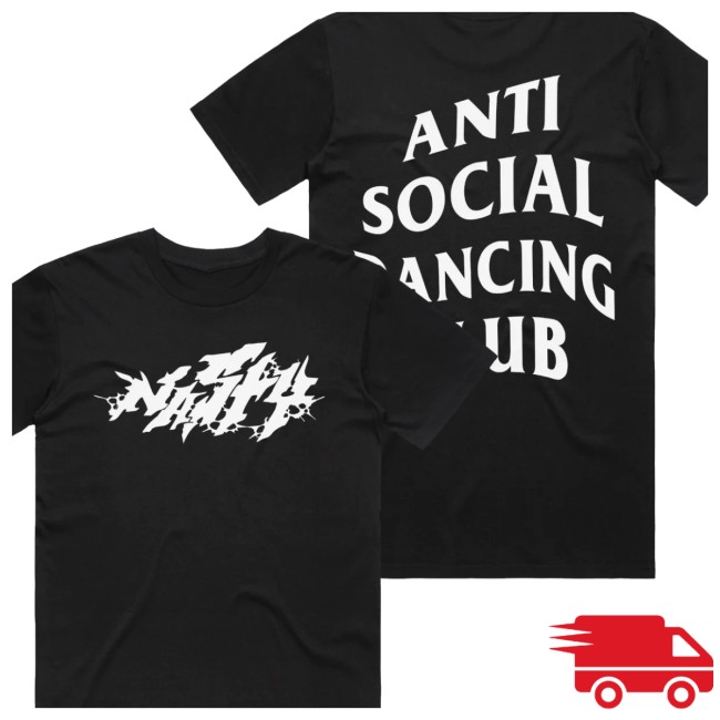 Merch Warfare Store Merch Anti Social Black Tee Merch Warfare Store Merch Anti Social Black Tee