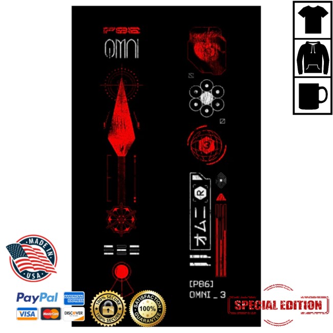 P86 Omni Store Merch Weapons Long Sleeve Tee P86 Omni Store Merch Weapons Long Sleeve Tee