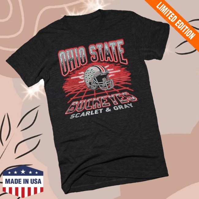 Youngstown Clothing Store Merch Buckeyes Retro Neon Grid Shirt Youngstown Clothing Store Merch Buckeyes Retro Neon Grid Shirt