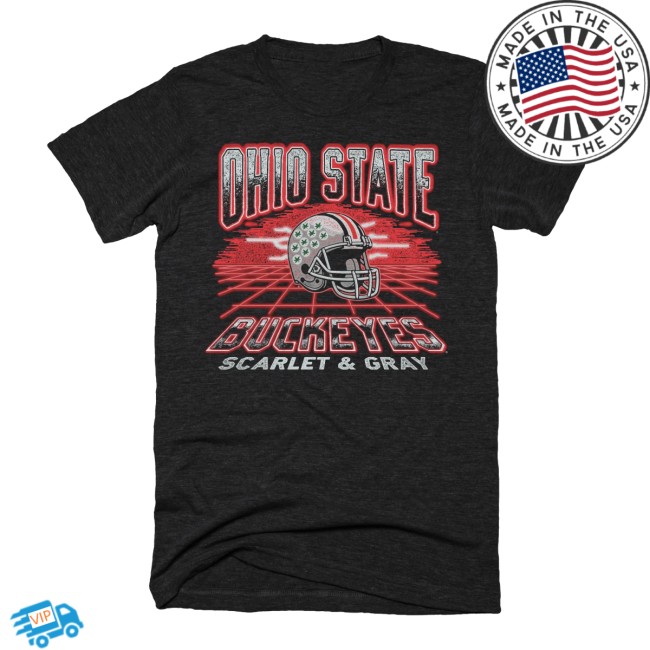 Youngstown Clothing Store Merch Buckeyes Retro Neon Grid Shirt Youngstown Clothing Store Merch Buckeyes Retro Neon Grid Shirt