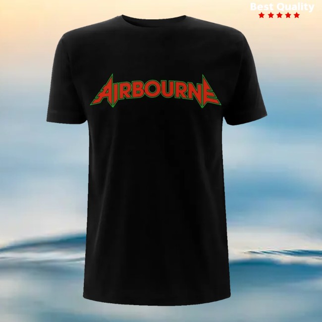 Airbourne Store Merch Christmas Bonus Black Tee Airbourne Store Merch Christmas Bonus Black Tee