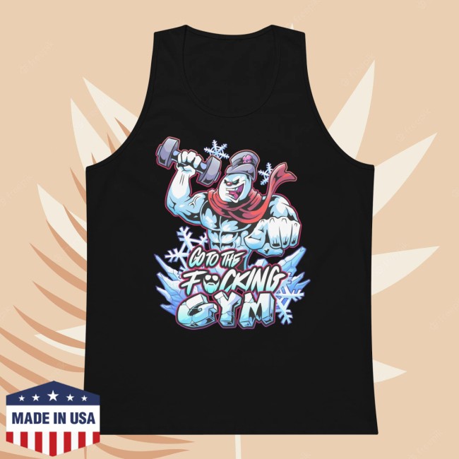 Papa Swolio Store Merch Frosty The Swoleman Premium Tank Top Papa Swolio Store Merch Frosty The Swoleman Premium Tank Top