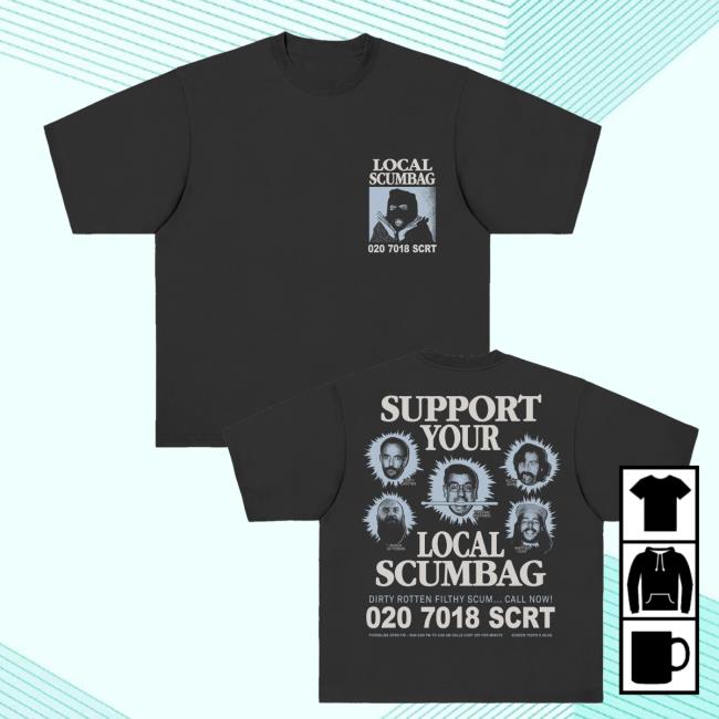 Scrt Shop Store Scumbag T-Shirt Scrt Shop Store Scumbag T-Shirt