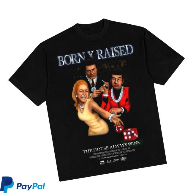 Born X Raised Merch Store Casino Tee Black Born X Raised Merch Store Casino Tee Black