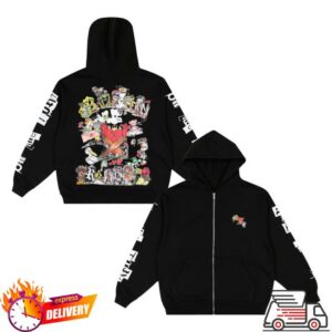 Born X Raised Merch Store Steal My Sunshine Zip-Up Hoodie Black
