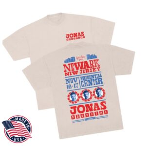 Jonas Brothers Store Merch Greetings From Newark New Jersey Your Hometown Shirt
