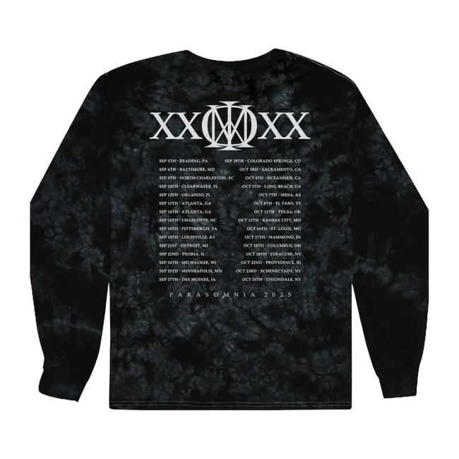 Dream Theater Store Merch Parasomnia Characters Tie-Dye Tour Tee Dream Theater Store Merch Parasomnia Characters Tie-Dye Tour Tee